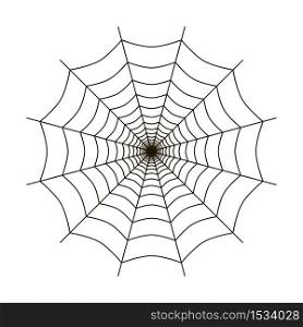 Spider web icon. Vector illustration