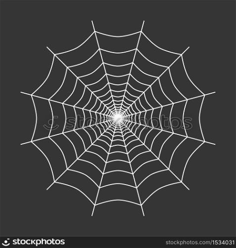 Spider web icon. Vector illustration