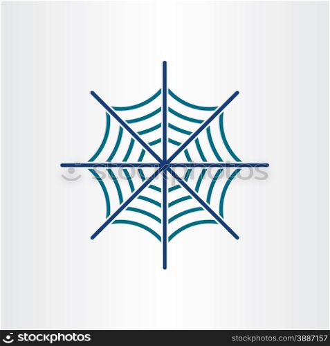 spider web target icon design element