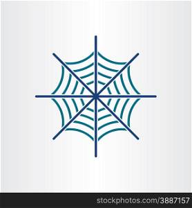 spider web target icon design element
