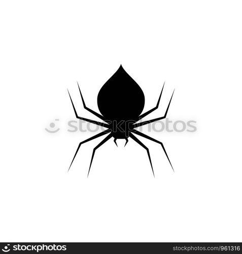 Spiders Happy Halloween icon vector illustration