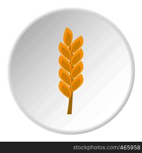 Spike icon in flat circle isolated on white vector illustration for web. Spike icon circle