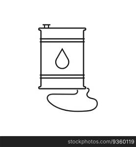 Spill oil icon. tank with oil, water, petrol. Vector illustration. stock image. EPS 10.. Spill oil icon. tank with oil, water, petrol. Vector illustration. stock image.