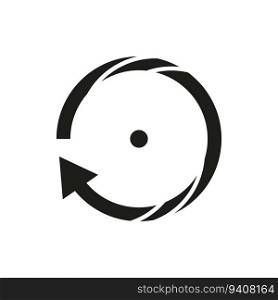 Spin Icon. Circular spinning icon. Rotation icon. Vector illustration. EPS 10. stock image.. Spin Icon. Circular spinning icon. Rotation icon. Vector illustration. EPS 10.