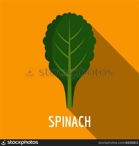 Spinach icon. Flat illustration of spinach vector icon for web. Spinach icon, flat style.