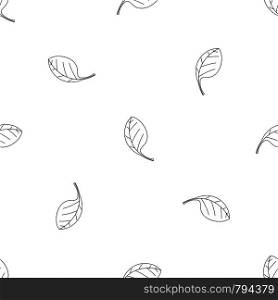 Spinach leave icon. Outline illustration of spinach leave vector icon for web design isolated on white background. Spinach leave icon, outline style