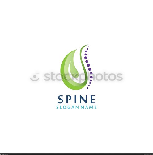 Spine care Clinic, Chiropractic, Concept Logo Design Template