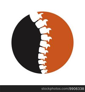 Spine icon,vector illustration logo template