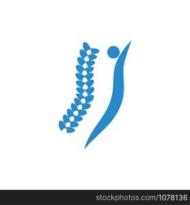 Spine logo diagnostics symbol design