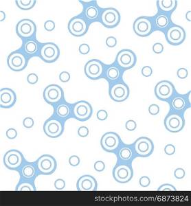 Spinner pattern - background with toy for stress relief and improvement of attention span.. Spinner pattern - background with toy for stress relief and improvement of attention span. Hand fidger spinners bg.
