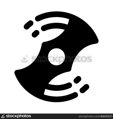 spinning fidget toy, icon on isolated background