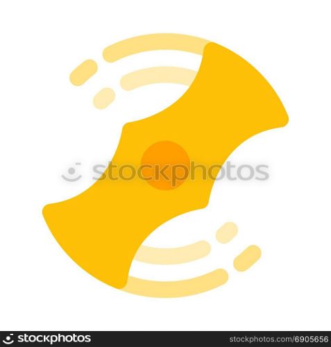 spinning fidget toy, icon on isolated background