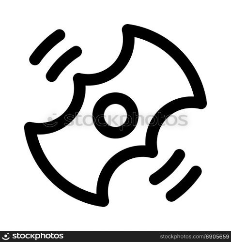 spinning fidget toy, icon on isolated background