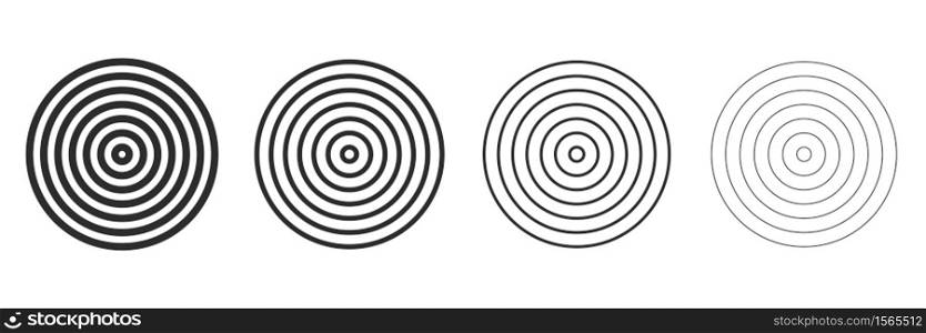 Spiral and swirl set simple circles design element. Vector illustration. Vector illustration eps10.. Spiral and swirl set simple circles design element. Vector illustration.