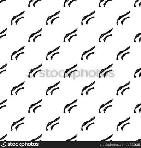 Spiral bacteria pattern seamless in simple style vector illustration. Spiral bacteria pattern vector