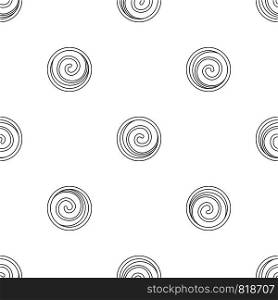 Spiral cake icon. Outline illustration of spiral cake vector icon for web design isolated on white background. Spiral cake icon, outline style