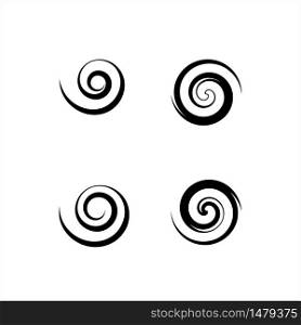 Spiral Collection, Archimedean, Fermat Spiral Vector Art Illustration