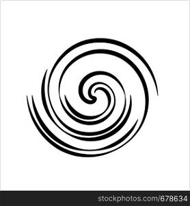 Spiral Design, Spiral Shape Vector Art Illustration