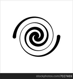 Spiral Design, Spiral Vector Art Illustration
