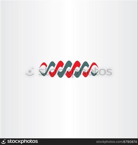 spiral dnk symbol vector icon structure