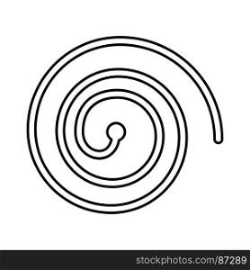 Spiral icon .