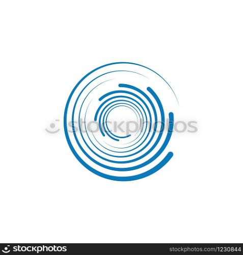 Spiral icon Template vector illustration design