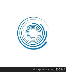 Spiral icon Template vector illustration design