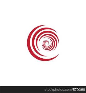Spiral icon Vector Illustration design Logo template