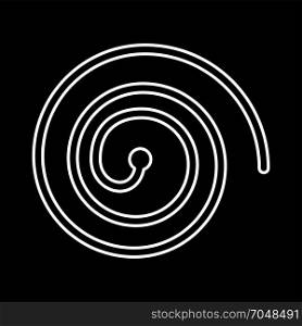 Spiral it is icon .