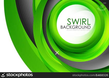 Spiral swirl flowing lines 3d vector abstract background. Spiral swirl flowing lines 3d vector abstract background. Vector illustration