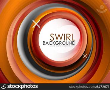 Spiral swirl flowing lines 3d vector abstract background. Spiral swirl flowing lines 3d vector abstract background. Vector illustration