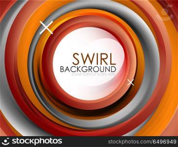 Spiral swirl flowing lines 3d vector abstract background. Spiral swirl flowing lines 3d vector abstract background. Vector illustration