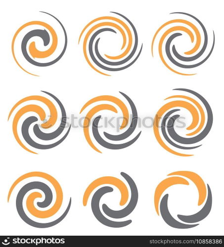 Spirals vector image