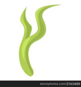 Spirulina plant icon cartoon vector. Powder alga. Food algae. Spirulina plant icon cartoon vector. Powder alga