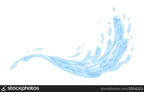 Splash of water, wave figure. Vector illustration. Splash of water, wave figure. Vector illustration.