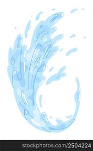 Splash of water, wave figure. Vector illustration. Splash of water, wave figure. Vector illustration.