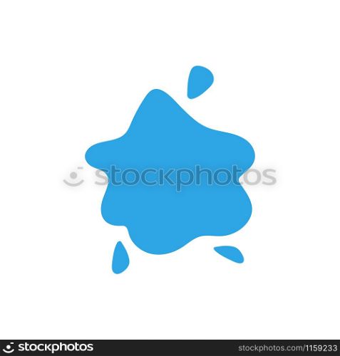 Splash water icon design template vector isolated illustration. Splash water icon design template vector isolated