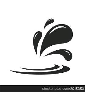 splash water icon vector design illustration