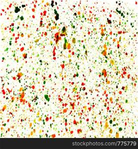 Splashes of multicolored paint on a light background. The ideal solution for fabric, upholstery, Wallpaper, screen saver, for design and decoration.