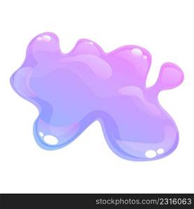 Splat splash icon cartoon vector. Slime drip. Liquid goo. Splat splash icon cartoon vector. Slime drip