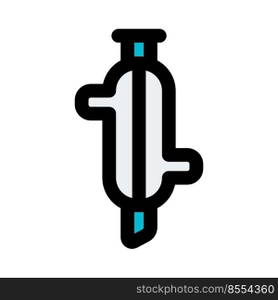 Split intake functioning device isolated on a white background