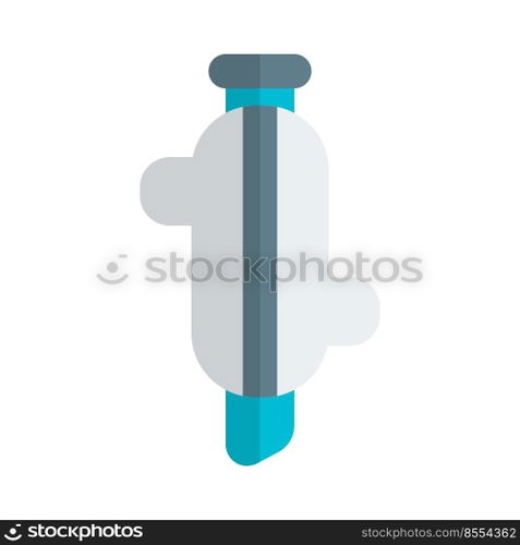 Split intake functioning device isolated on a white background