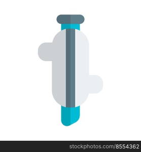 Split intake functioning device isolated on a white background