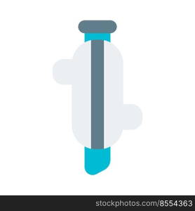Split intake functioning device isolated on a white background