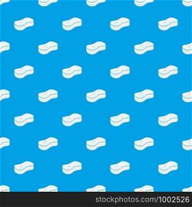 Sponge pattern vector seamless blue repeat for any use. Sponge pattern vector seamless blue