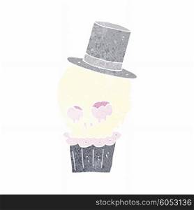 spooky cupcake cartoon