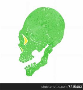 spooky skull illustration