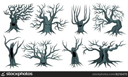 spooky trees set
