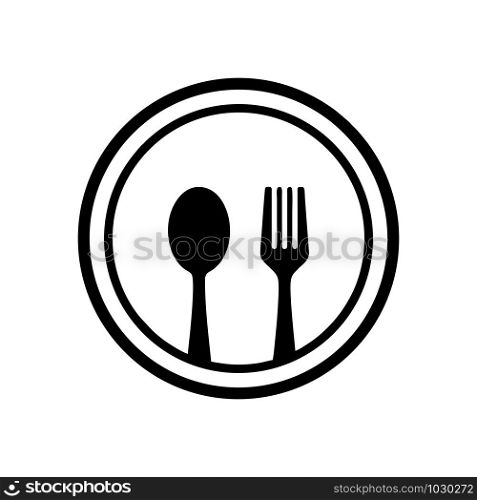 Spoon and fork Icon templates