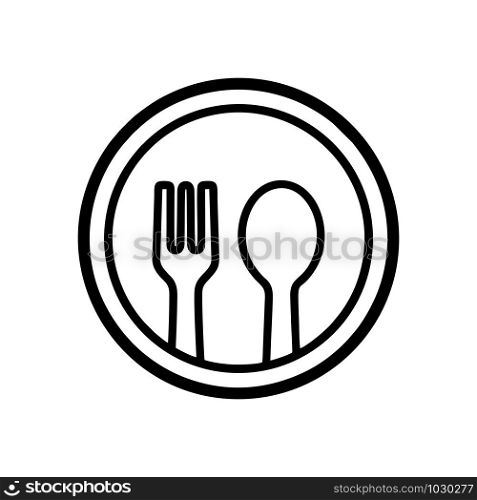 Spoon and fork Icon templates